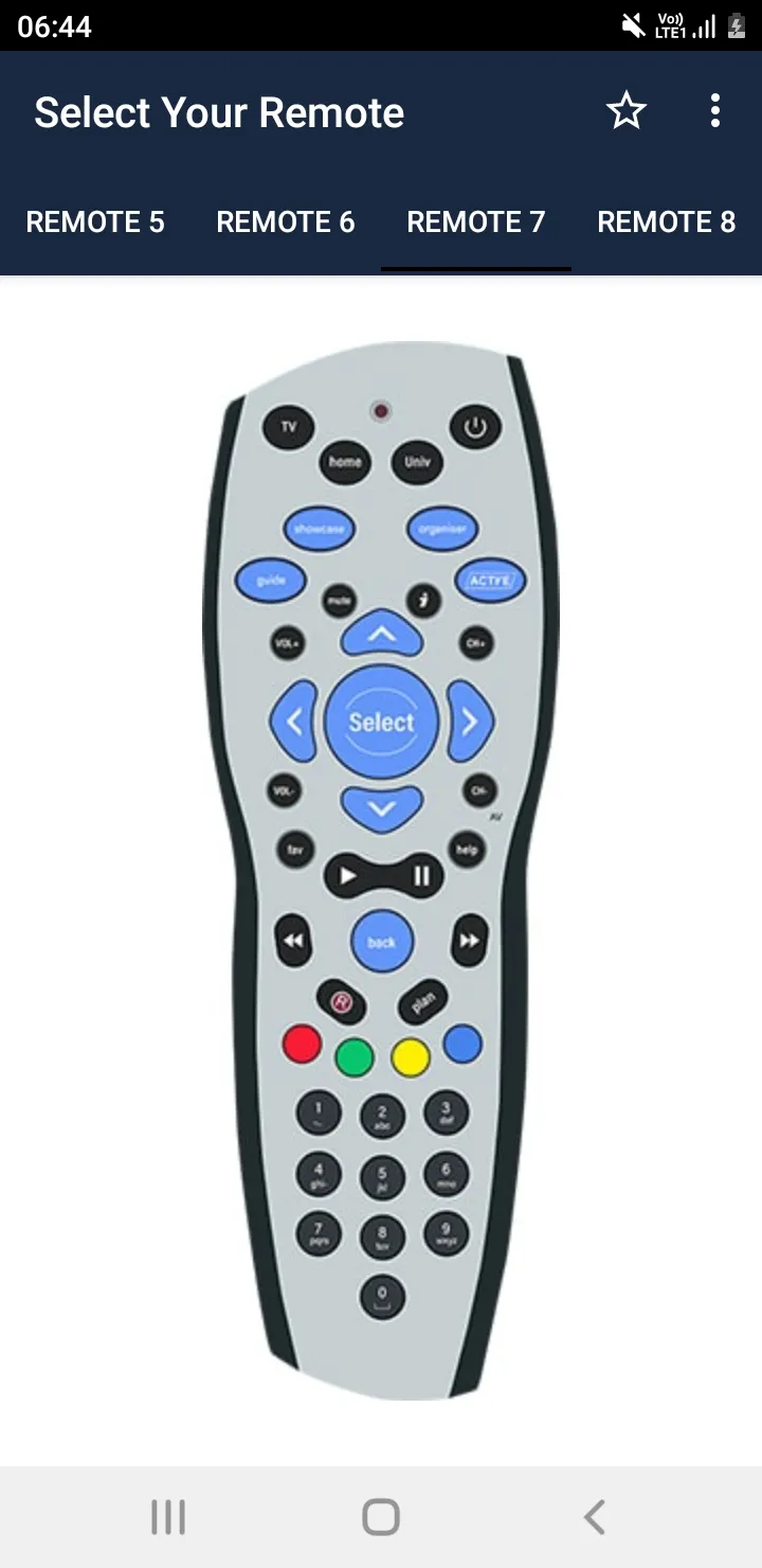 Tata Sky Remote Control | Indus Appstore | Screenshot