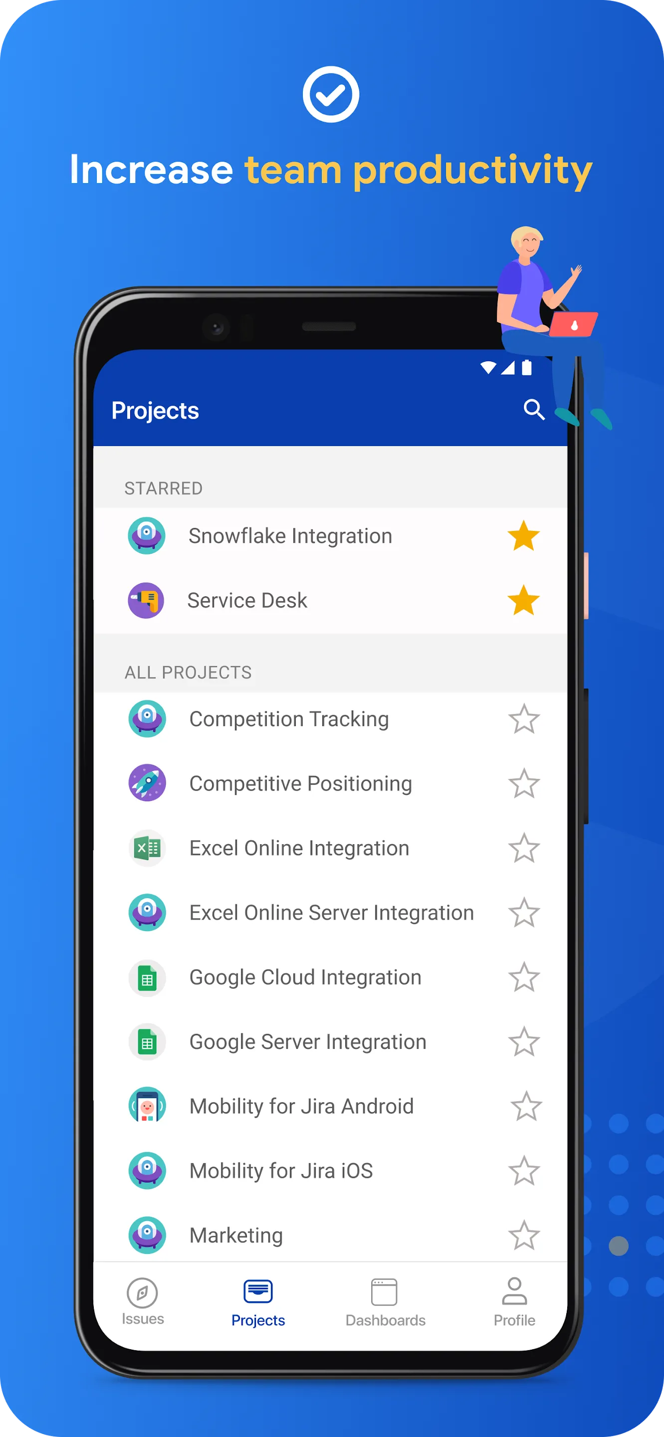 Mobility for Jira - Team | Indus Appstore | Screenshot