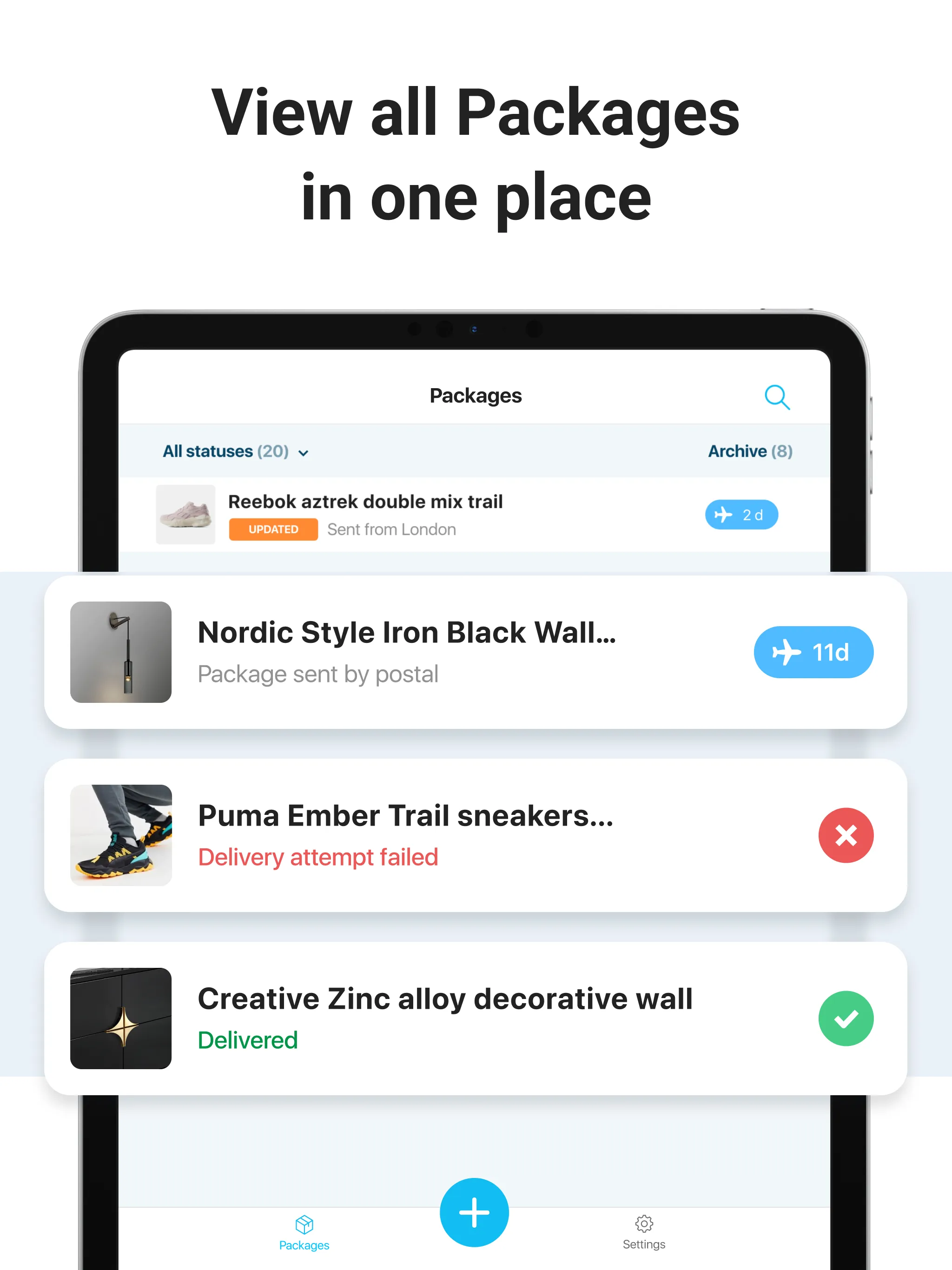 Package Tracker - pkge Mobile | Indus Appstore | Screenshot