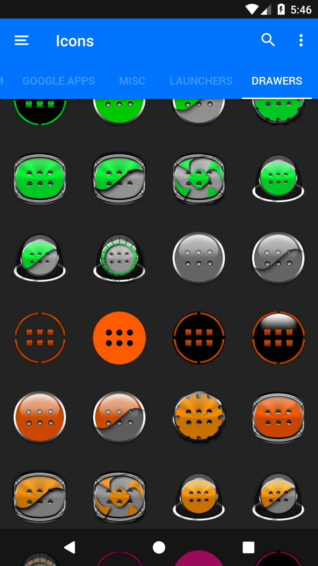 Oreo Orange Icon Pack | Indus Appstore | Screenshot