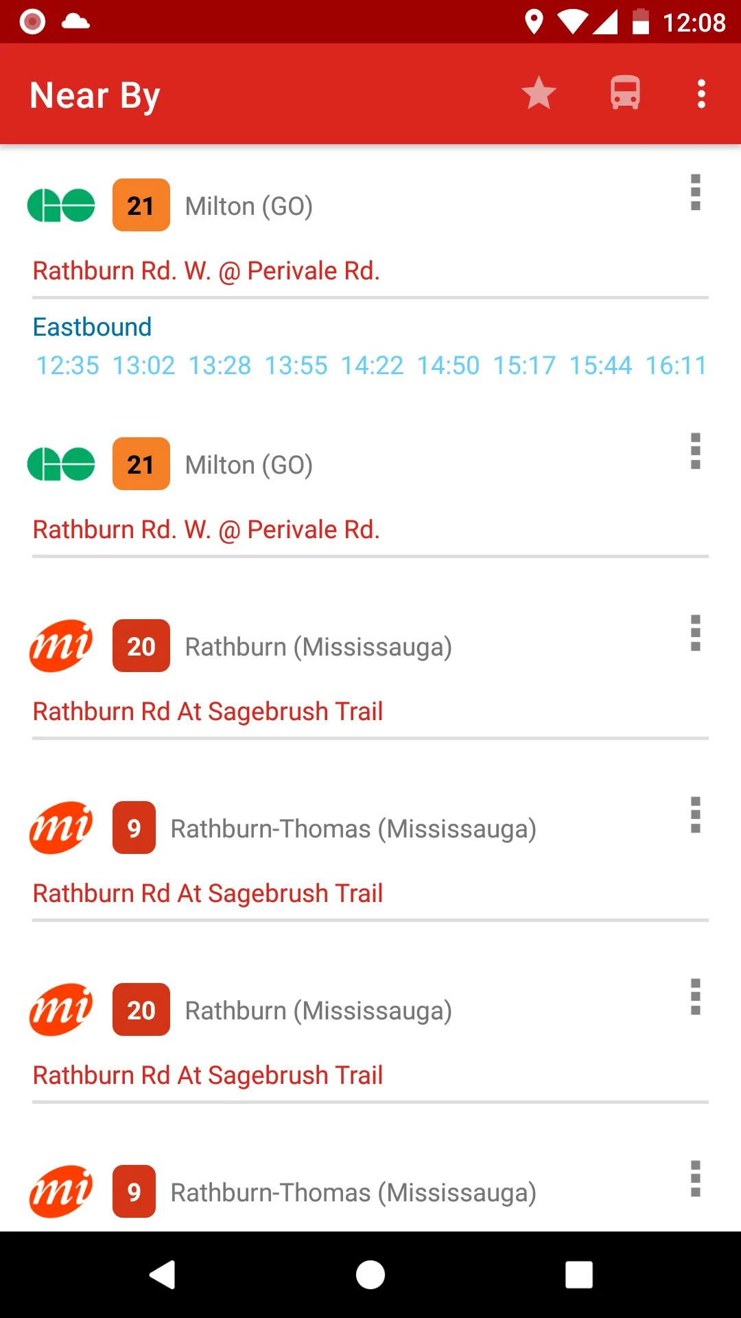 Toronto - GTA Bus Schedule | Indus Appstore | Screenshot