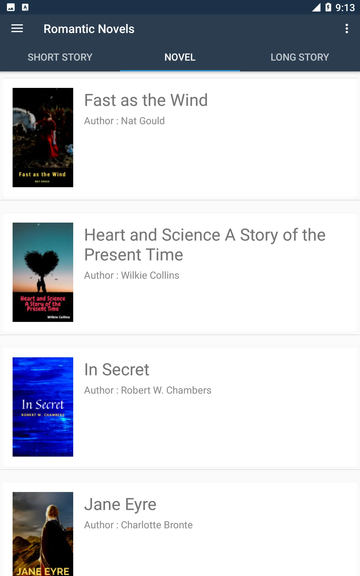 English romantic novels - Read | Indus Appstore | Screenshot