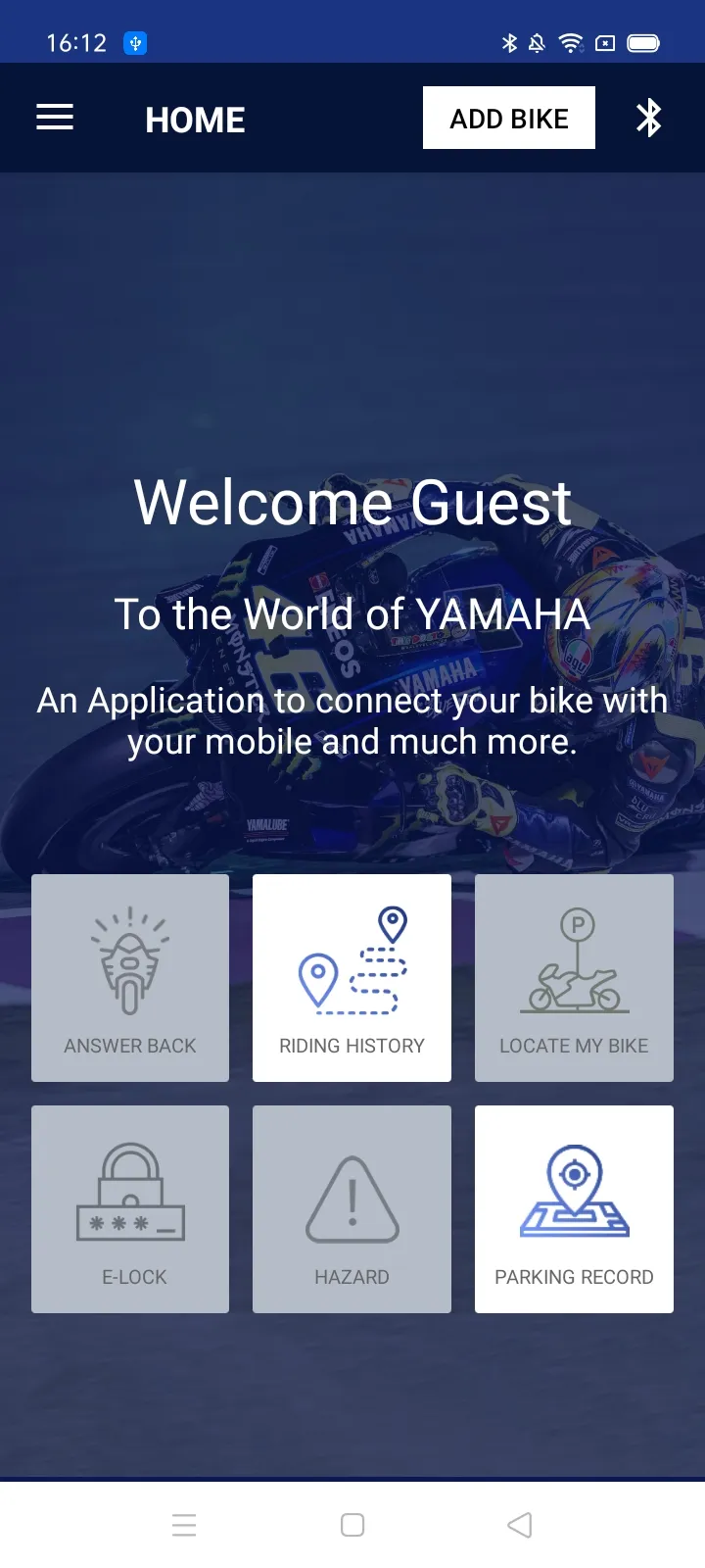 Yamaha Motorcycle Connect X | Indus Appstore | Screenshot