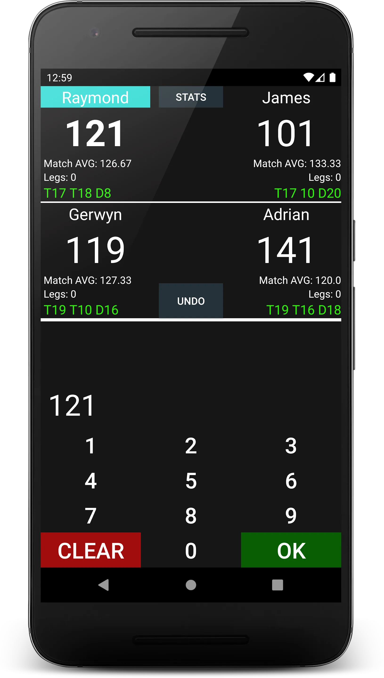 Essential Darts Scoreboard | Indus Appstore | Screenshot