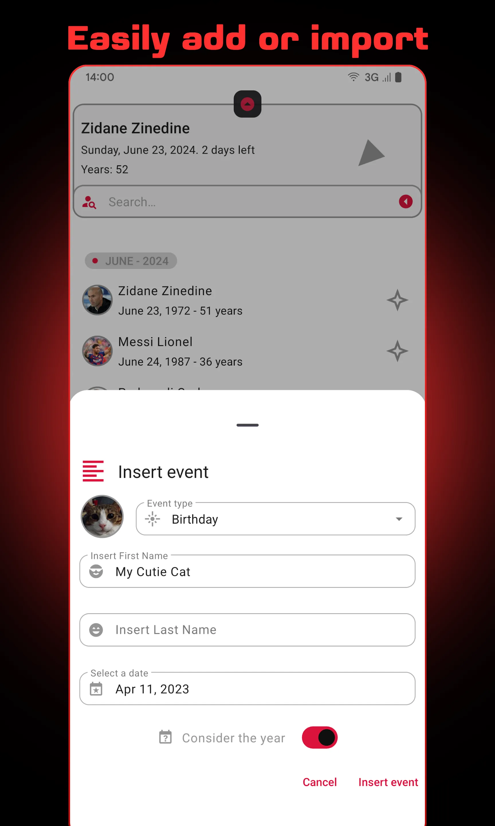 Birday - Birthday Manager | Indus Appstore | Screenshot