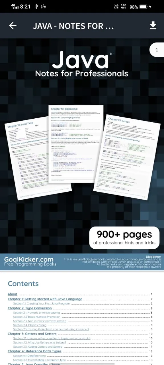 GoalKicker - Programming Books | Indus Appstore | Screenshot