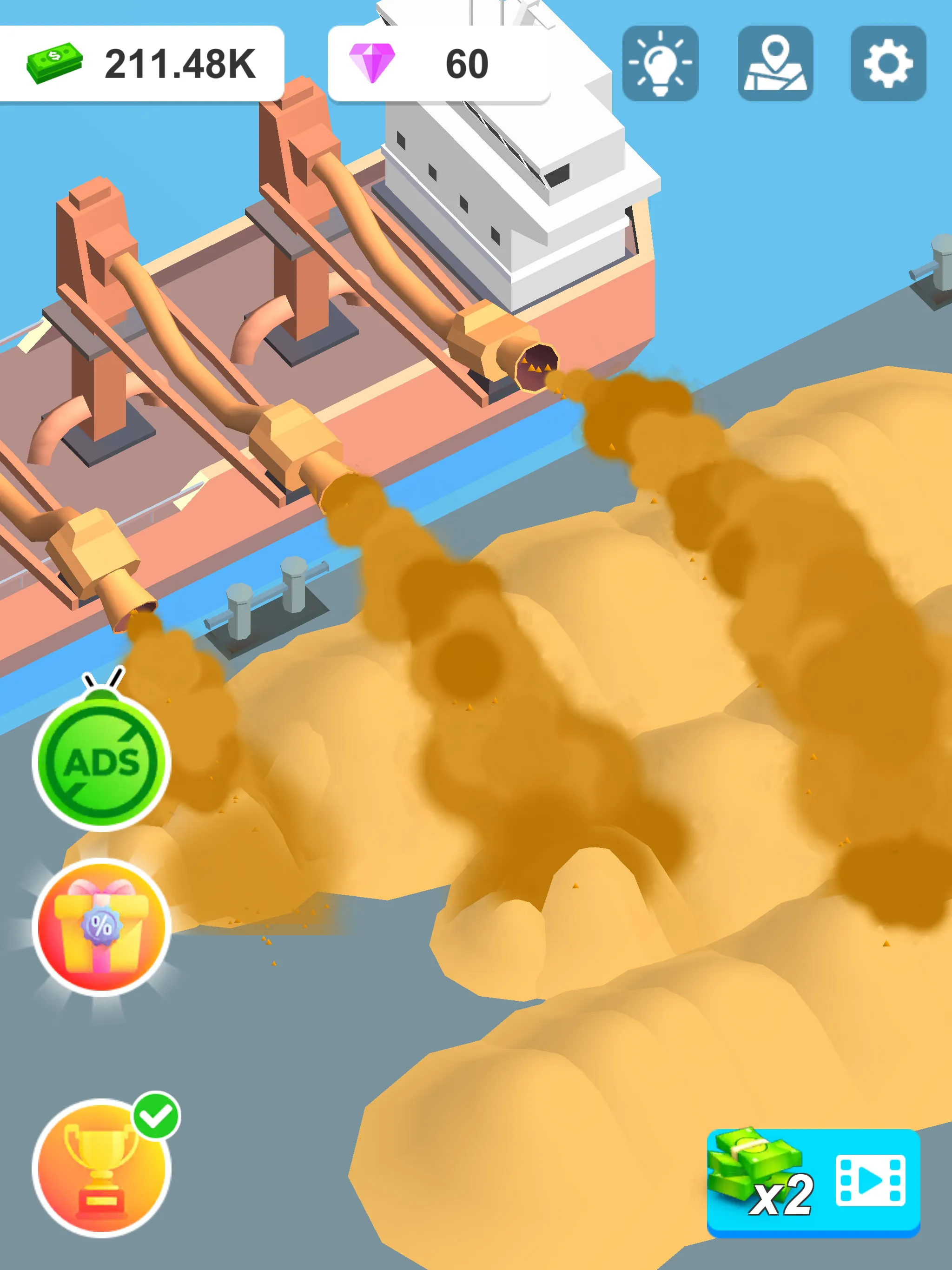 Idle Sand Tycoon | Indus Appstore | Screenshot