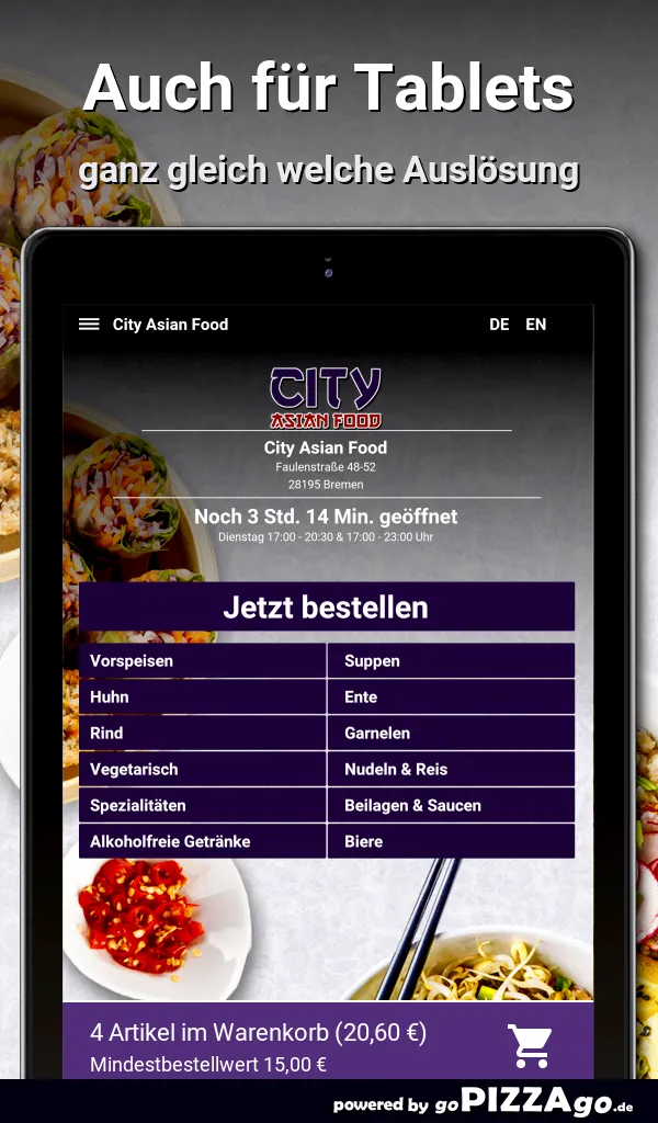 City Asian Food Bremen | Indus Appstore | Screenshot