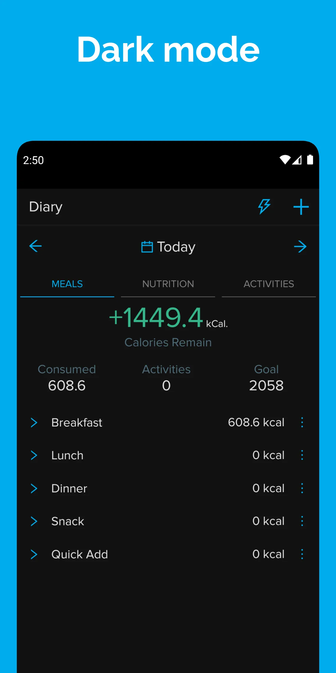 Calorie Counter - OmNom Notes | Indus Appstore | Screenshot