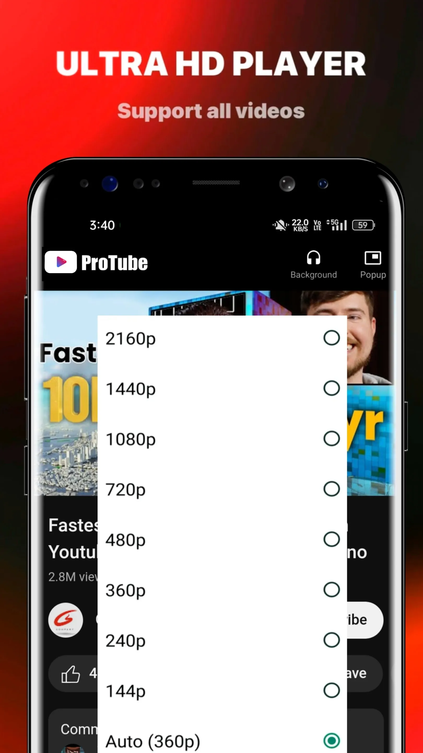 ProTube: Music YTB, MP3 Player | Indus Appstore | Screenshot