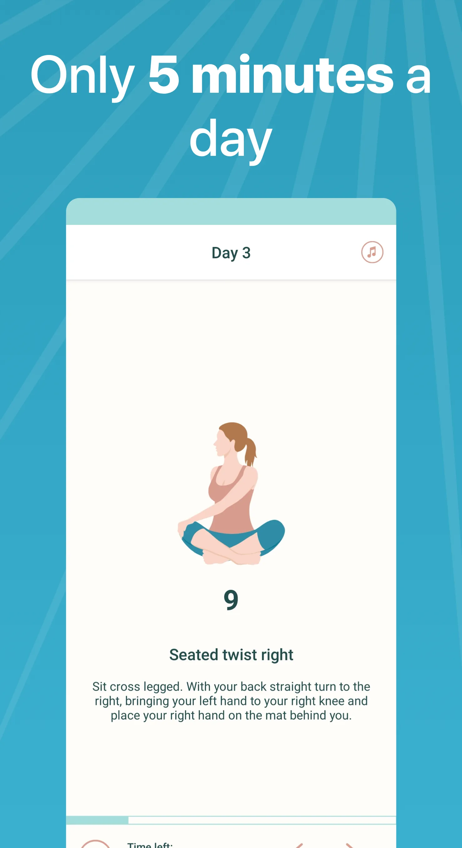 5 Minute Yoga | Indus Appstore | Screenshot