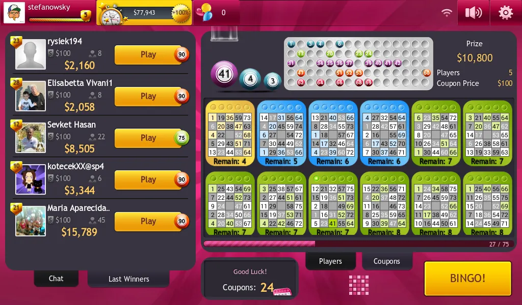 Bingo 75 & 90 by GameDesire | Indus Appstore | Screenshot