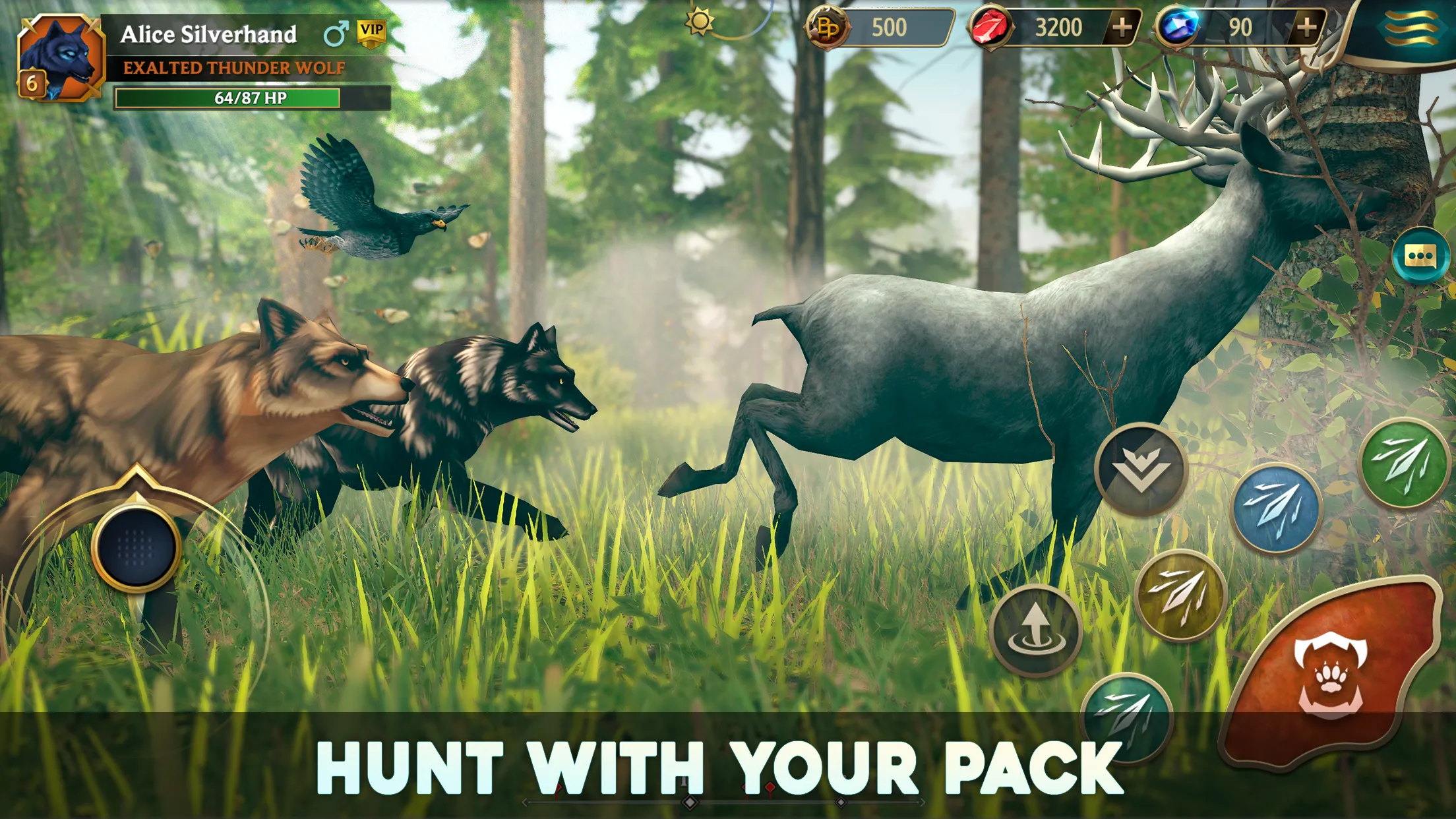 Wolf Tales - Wild Animal Sim | Indus Appstore | Screenshot