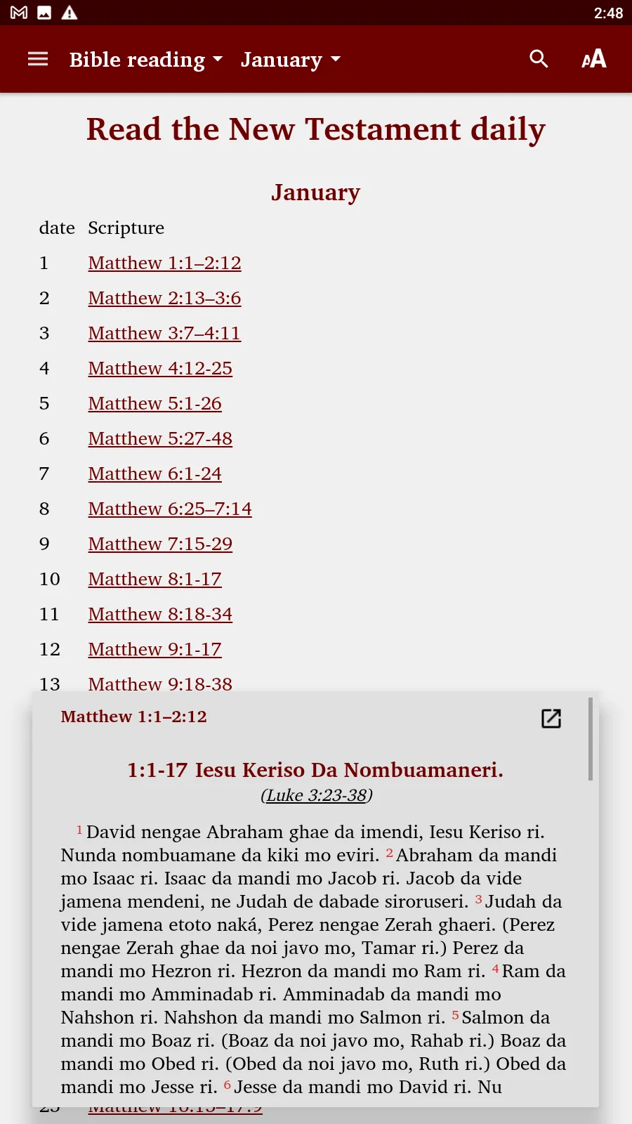 Korafe-Yegha Bible | Indus Appstore | Screenshot