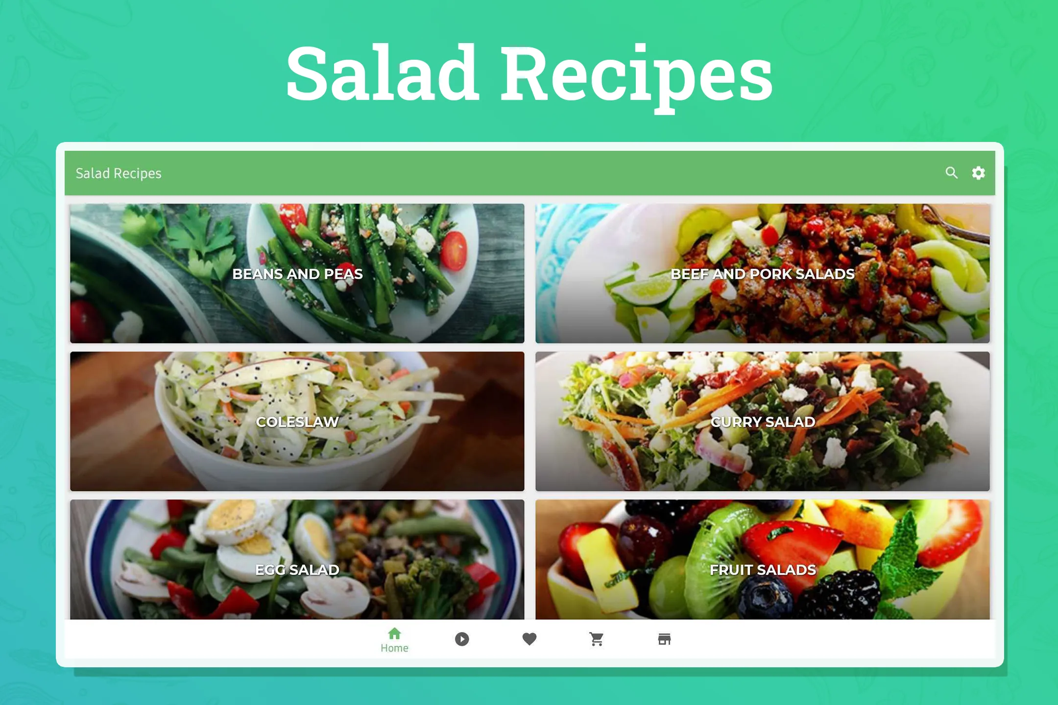 Salad Recipes | Indus Appstore | Screenshot