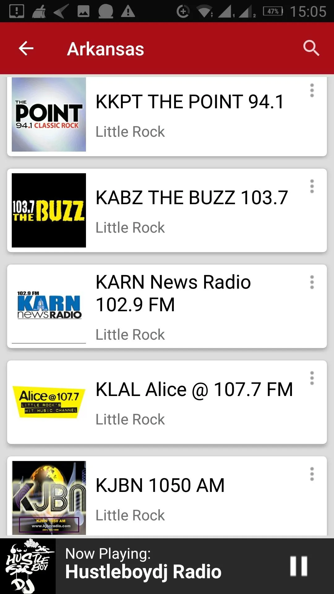 Arkansas Radio Stations - USA | Indus Appstore | Screenshot