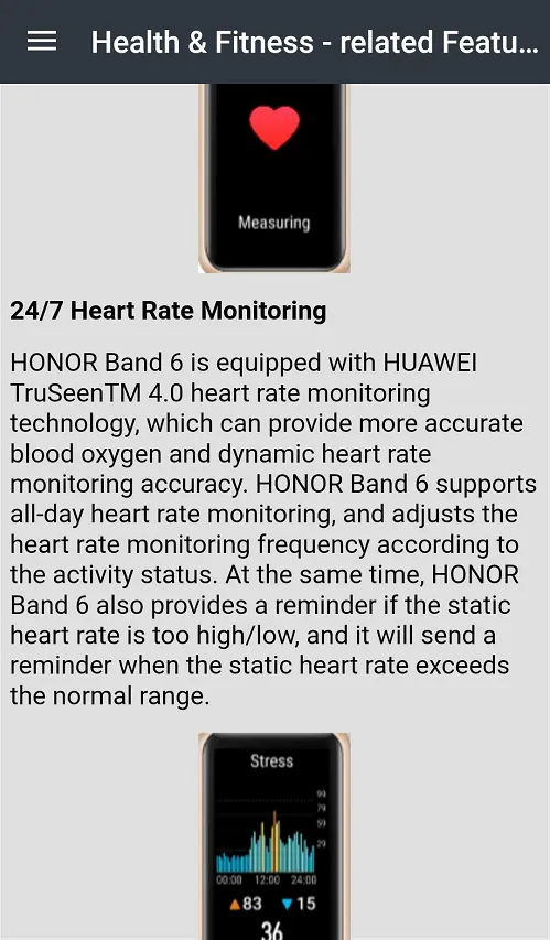 Honor Band 6 Guide | Indus Appstore | Screenshot