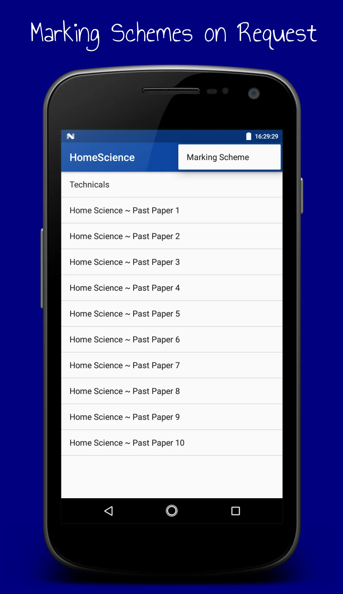 HomeScience Notes&Papers F1-F4 | Indus Appstore | Screenshot