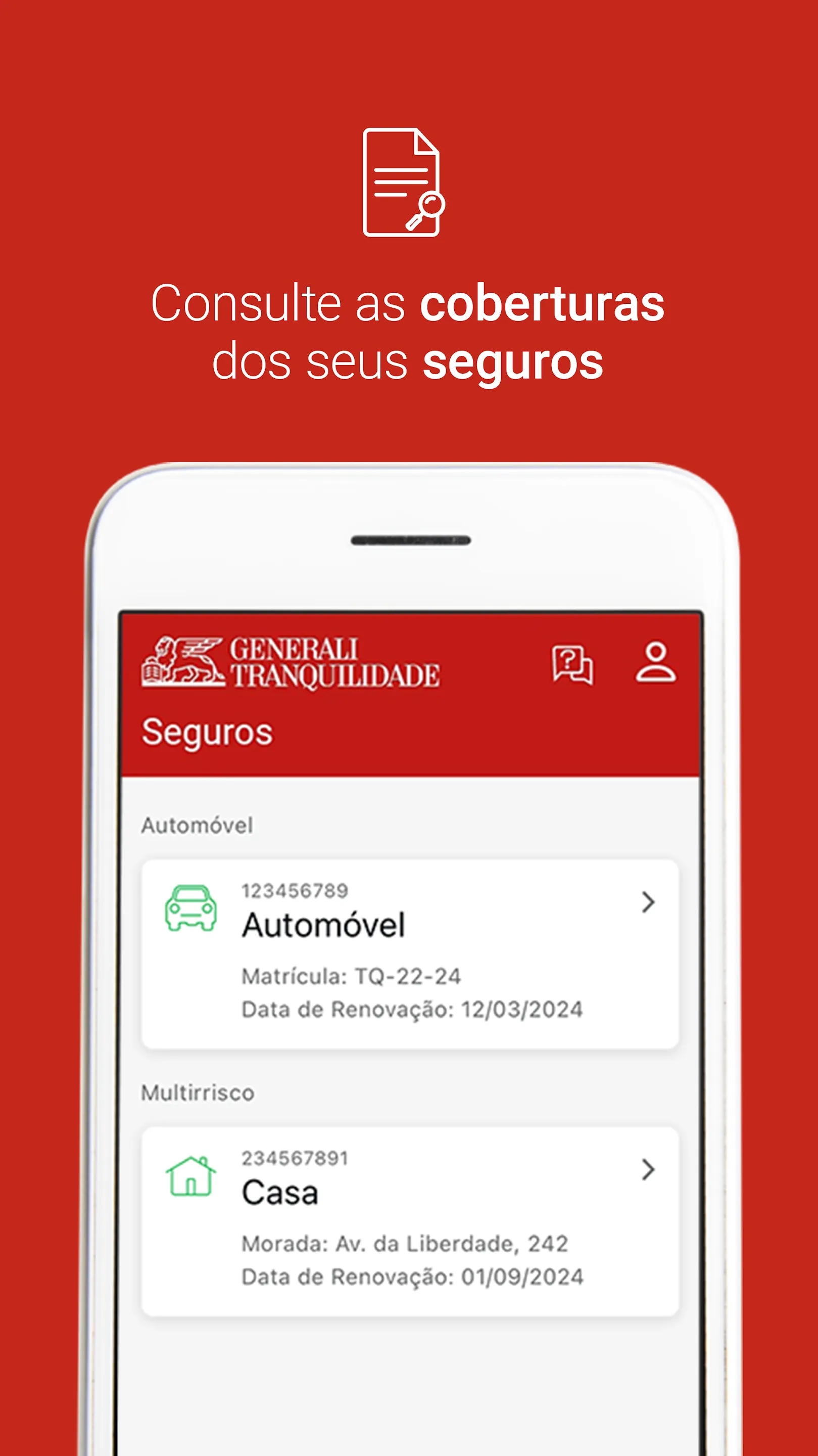 Generali Tranquilidade | Indus Appstore | Screenshot