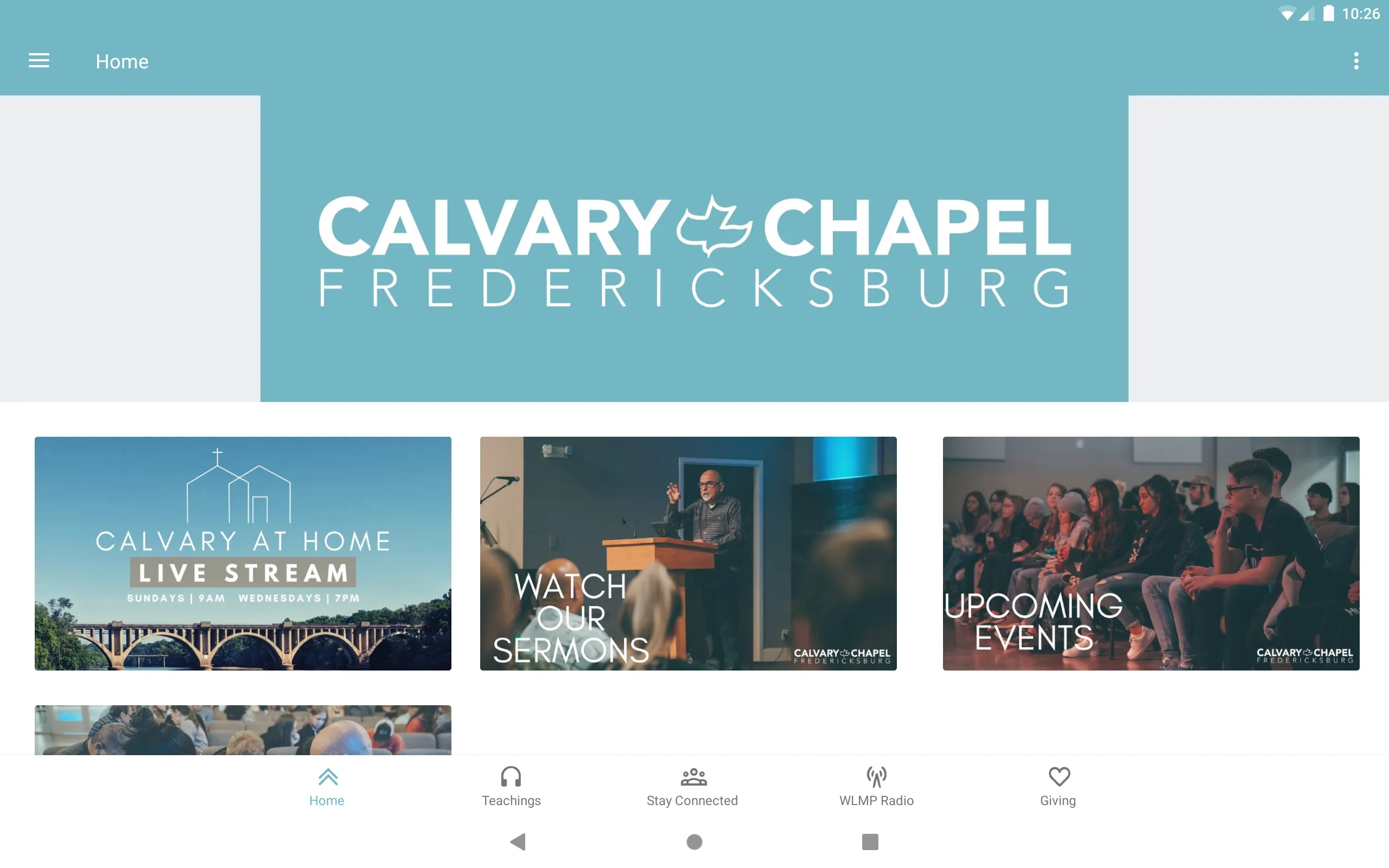 Calvary Chapel Fredericksburg | Indus Appstore | Screenshot