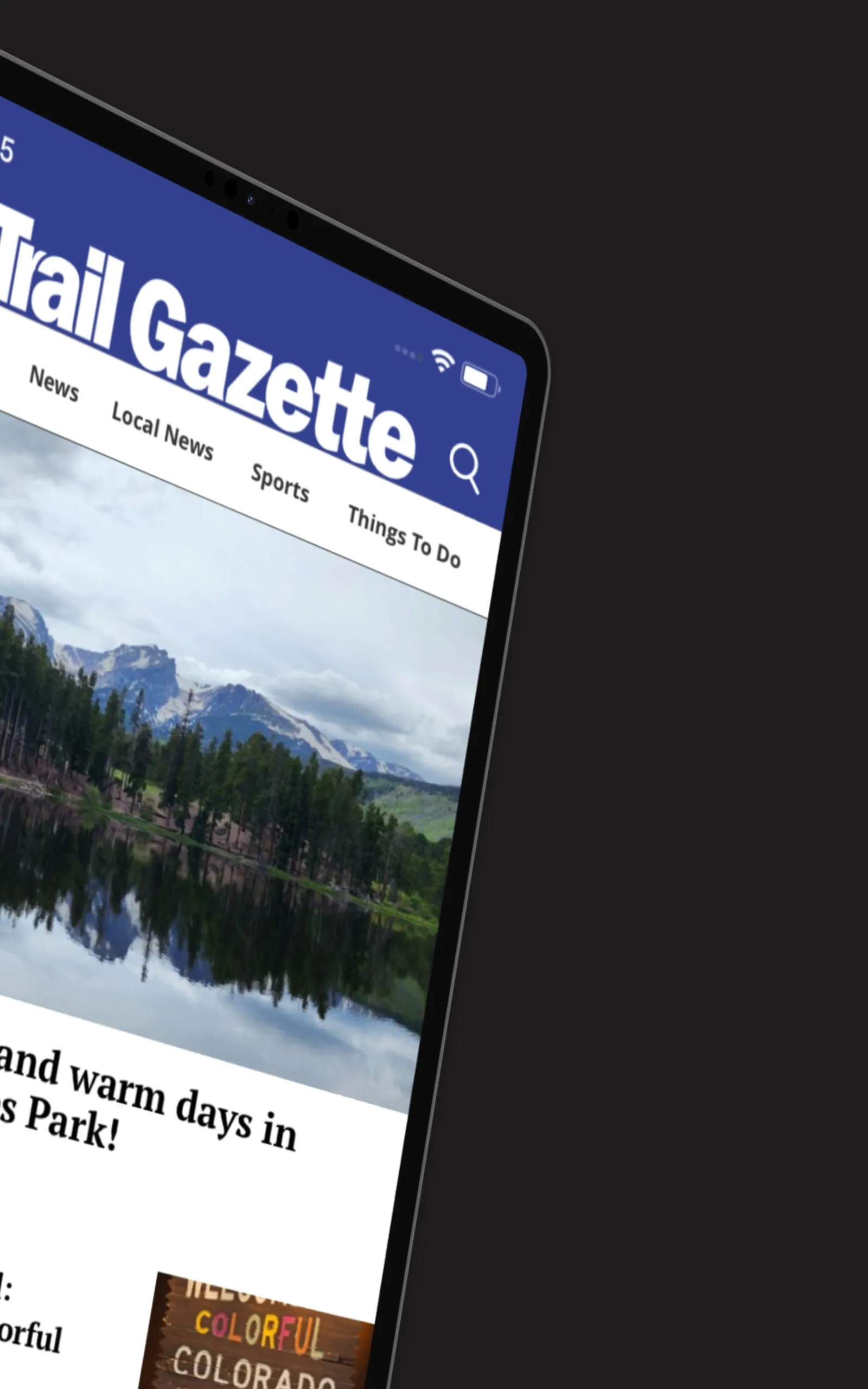 Estes Park Trail Gazette | Indus Appstore | Screenshot