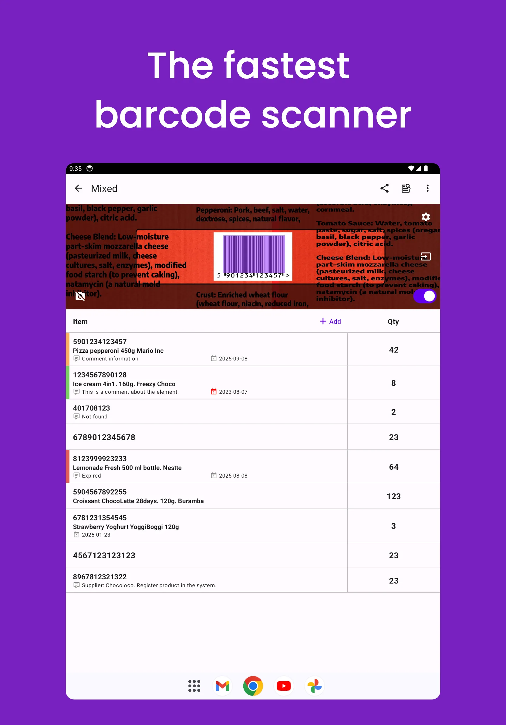 Barcodica - Barcode scanner | Indus Appstore | Screenshot