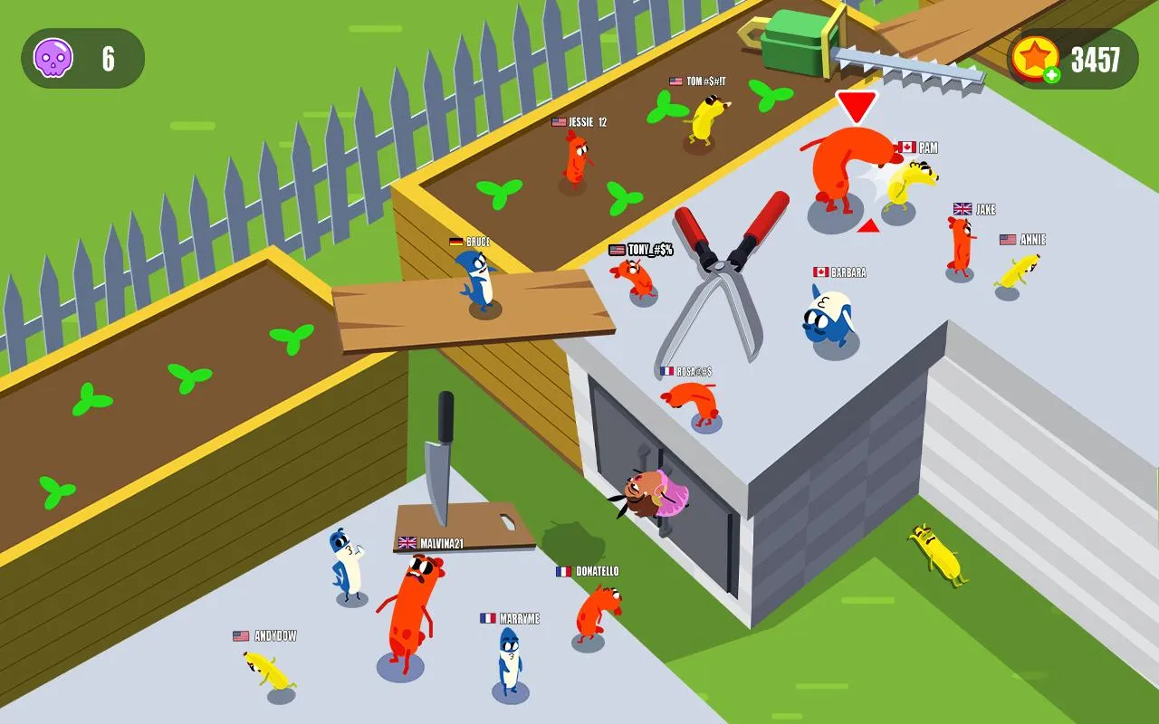 Sausage Wars.io | Indus Appstore | Screenshot