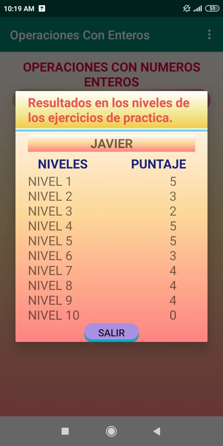 Operaciones Con Enteros | Indus Appstore | Screenshot