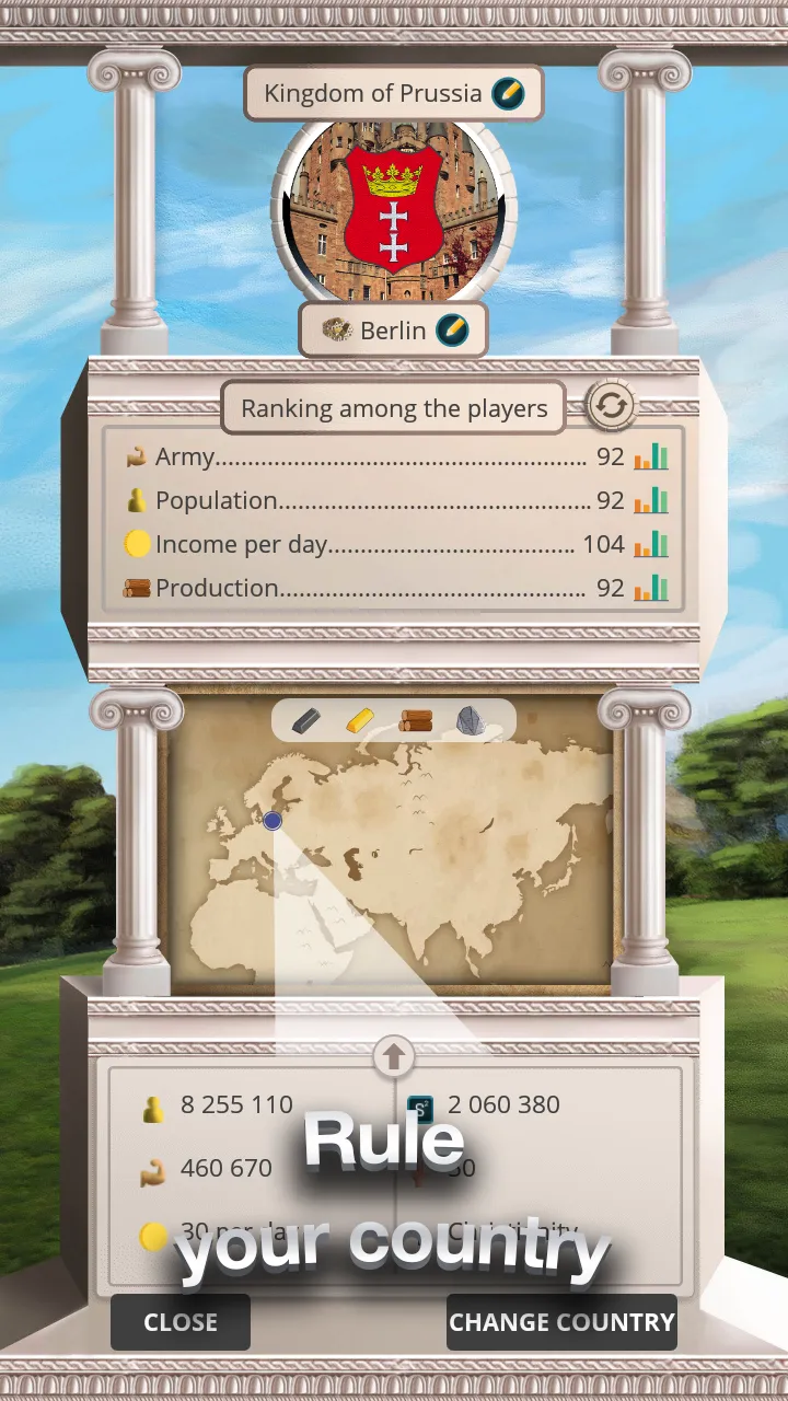 Europe 1784 Military strategy | Indus Appstore | Screenshot