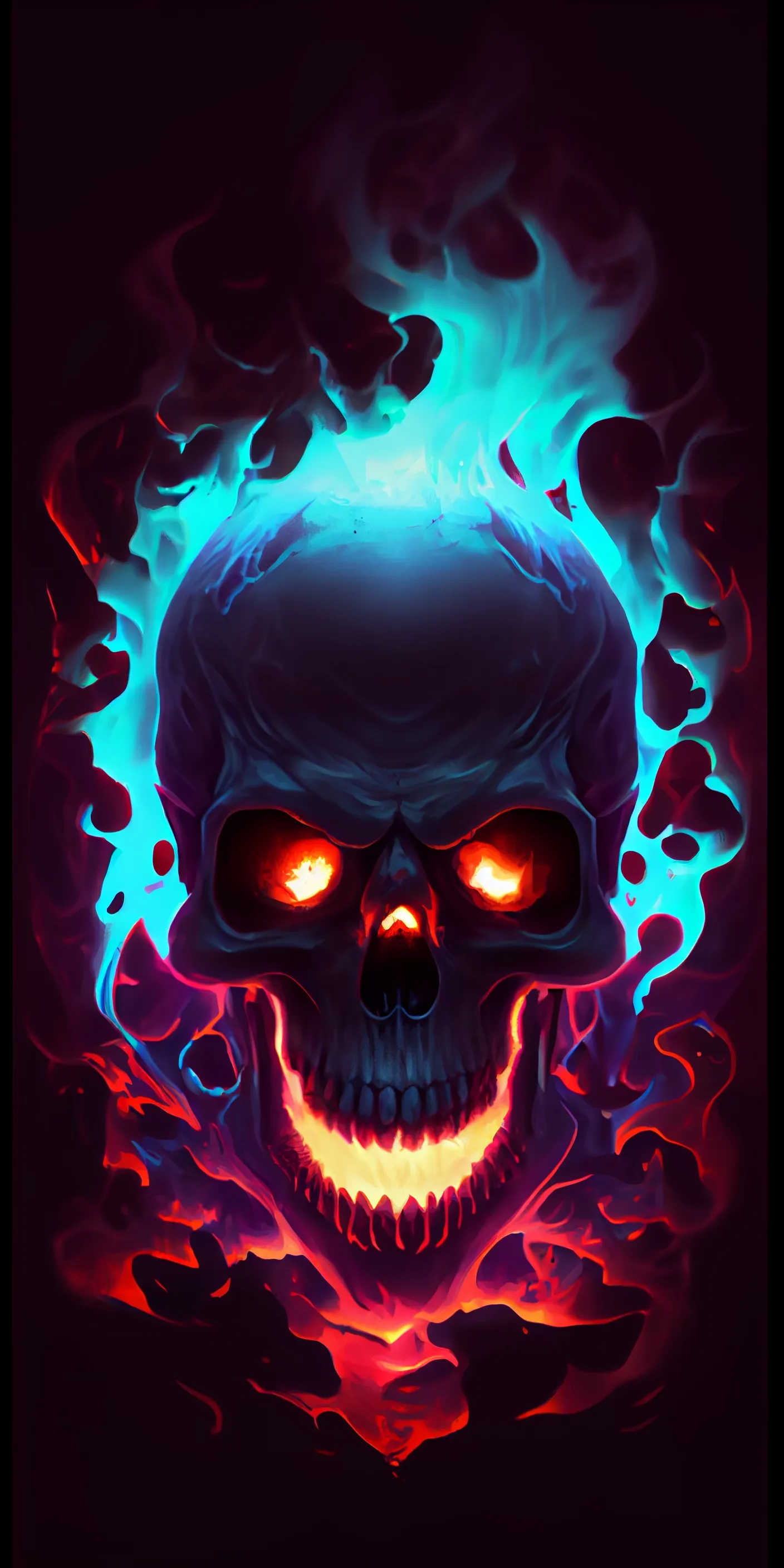 Flame Skull Wallpapers 2023 HD | Indus Appstore | Screenshot