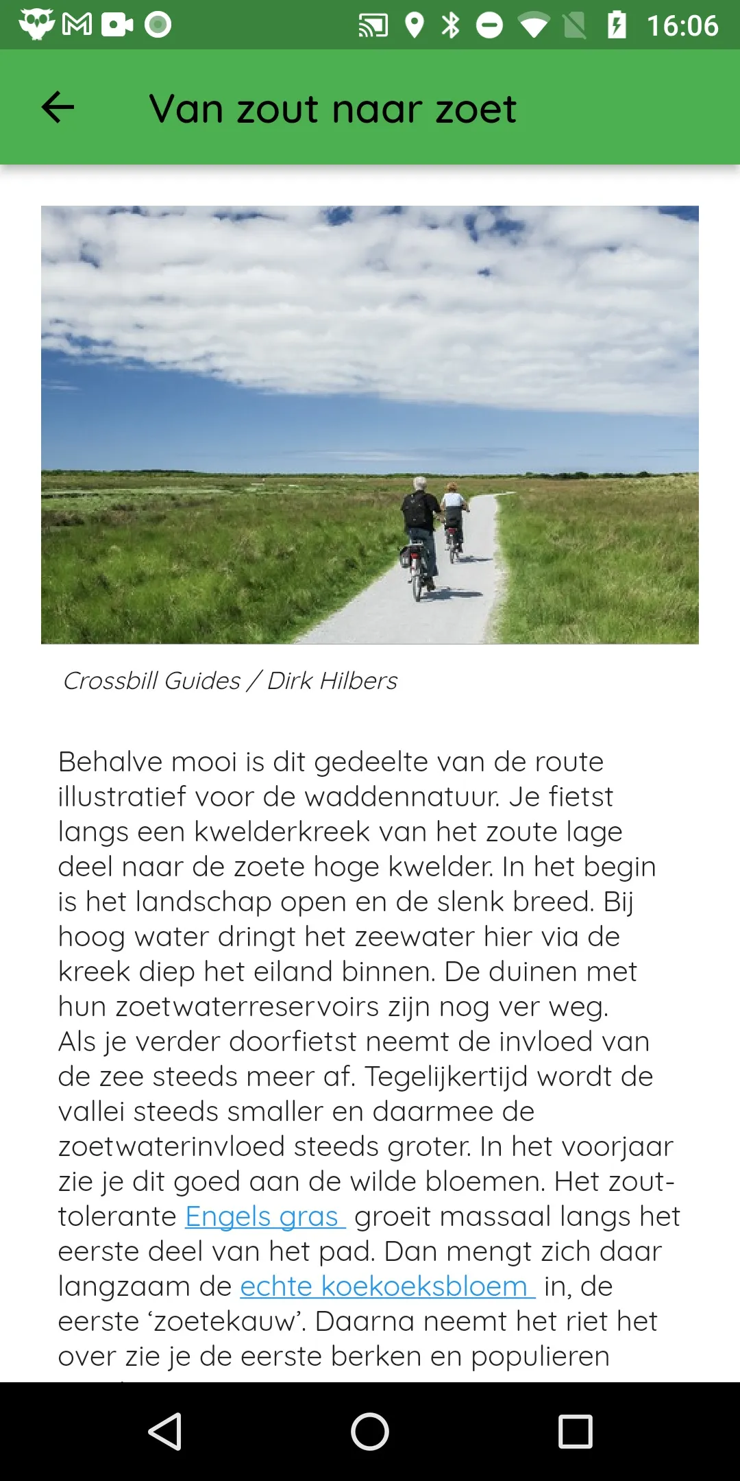 Crossbill Routes Wadden | Indus Appstore | Screenshot