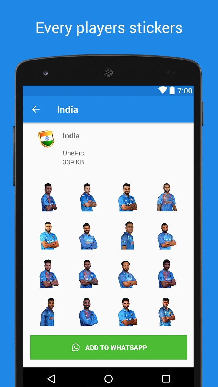 Cricket Sticker Packs | Indus Appstore | Screenshot