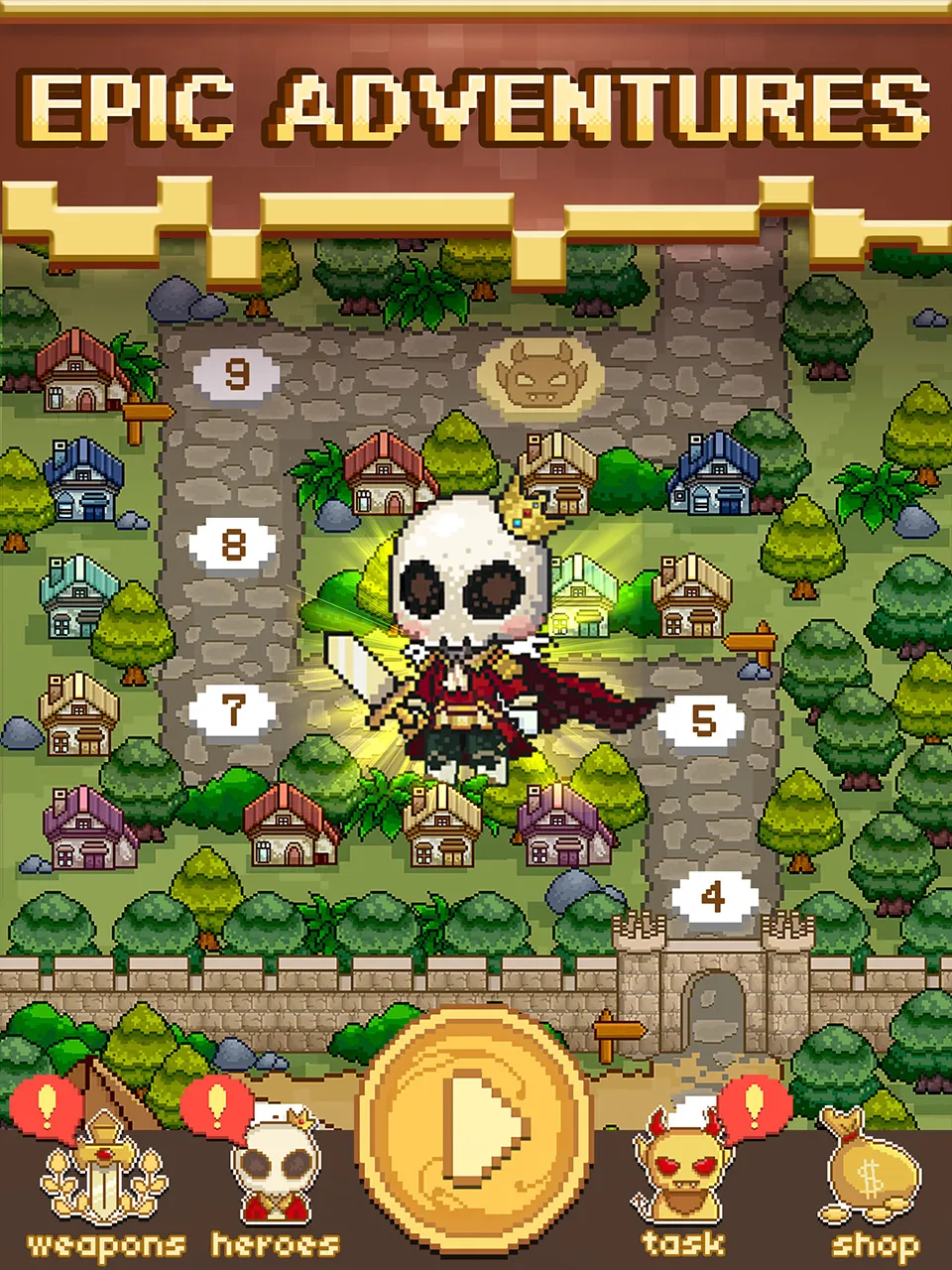 Skull Rider - Pixel RPG | Indus Appstore | Screenshot