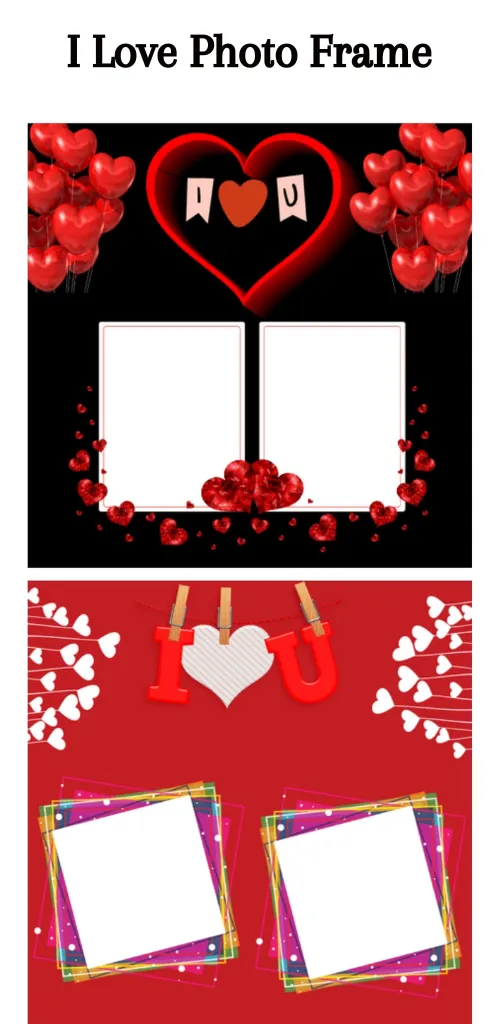 Red Rose Photo Frame | Indus Appstore | Screenshot