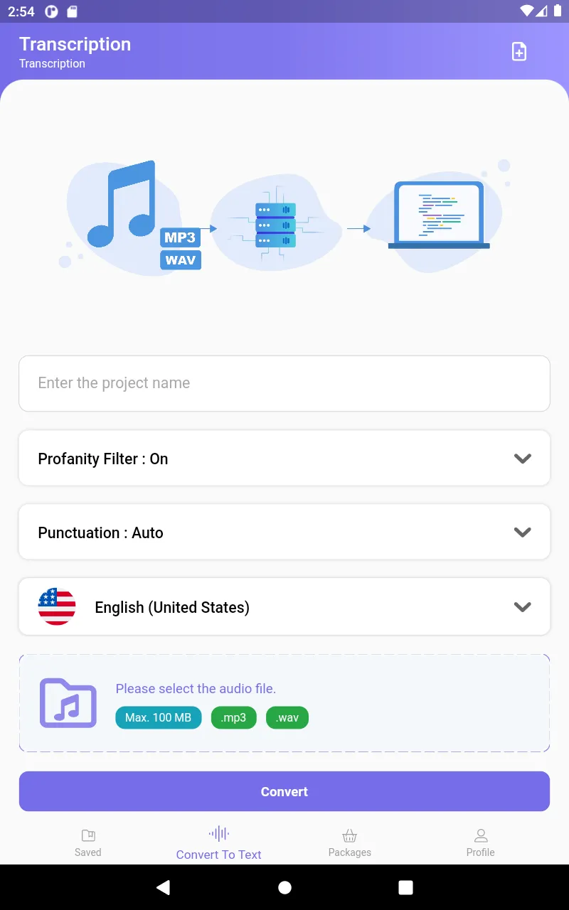 Voiser Voiceover Transcription | Indus Appstore | Screenshot