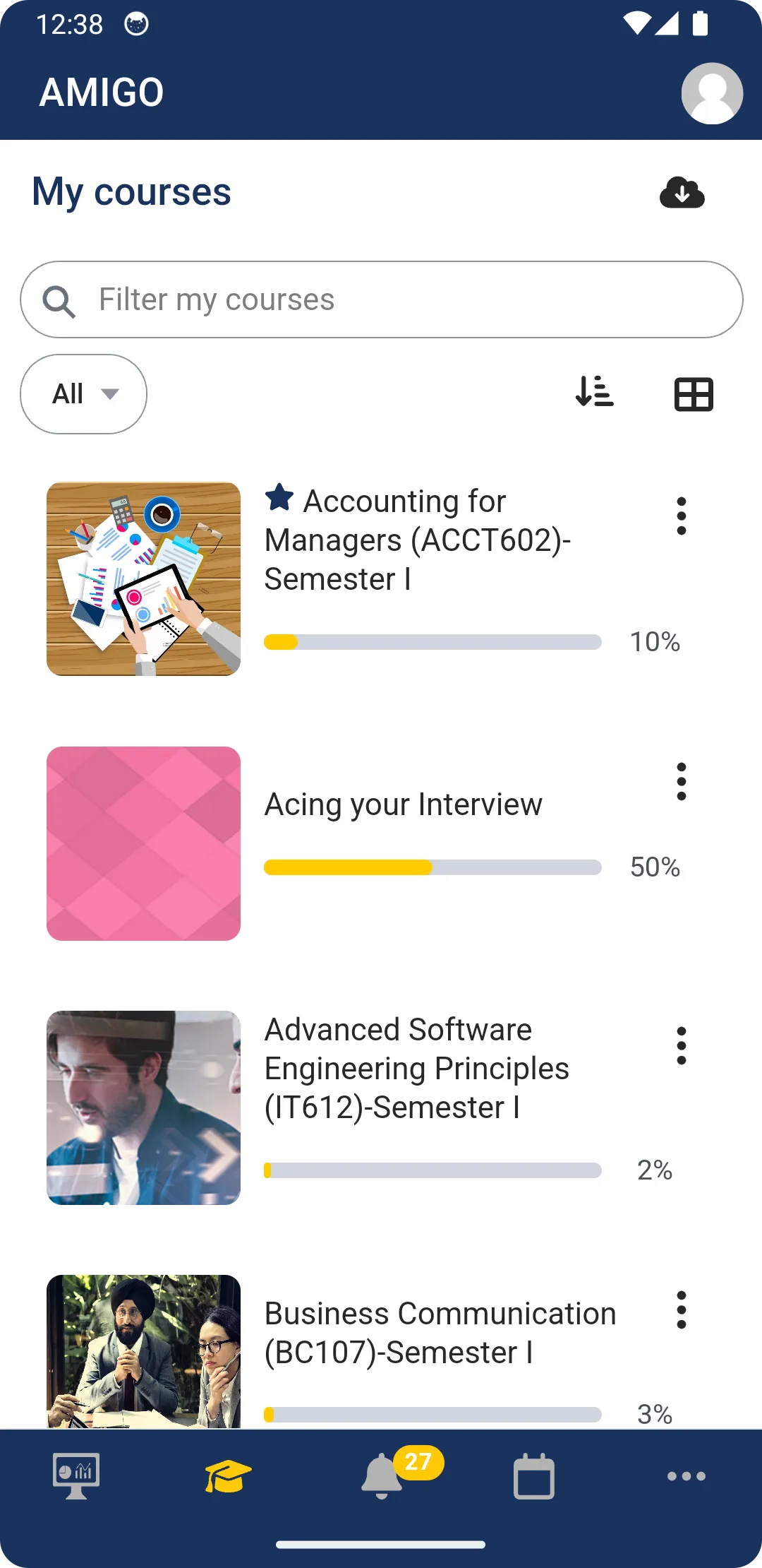 Amigo LMS | Indus Appstore | Screenshot
