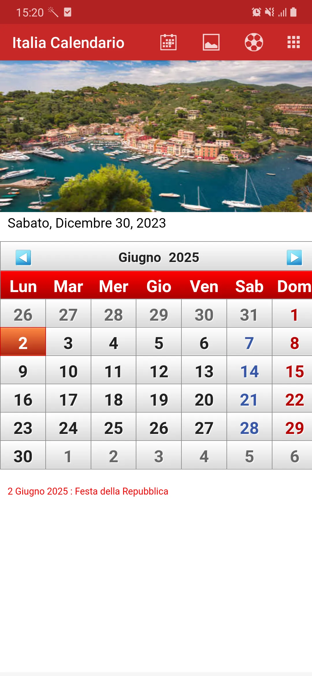 Italia Calendario 2024 | Indus Appstore | Screenshot