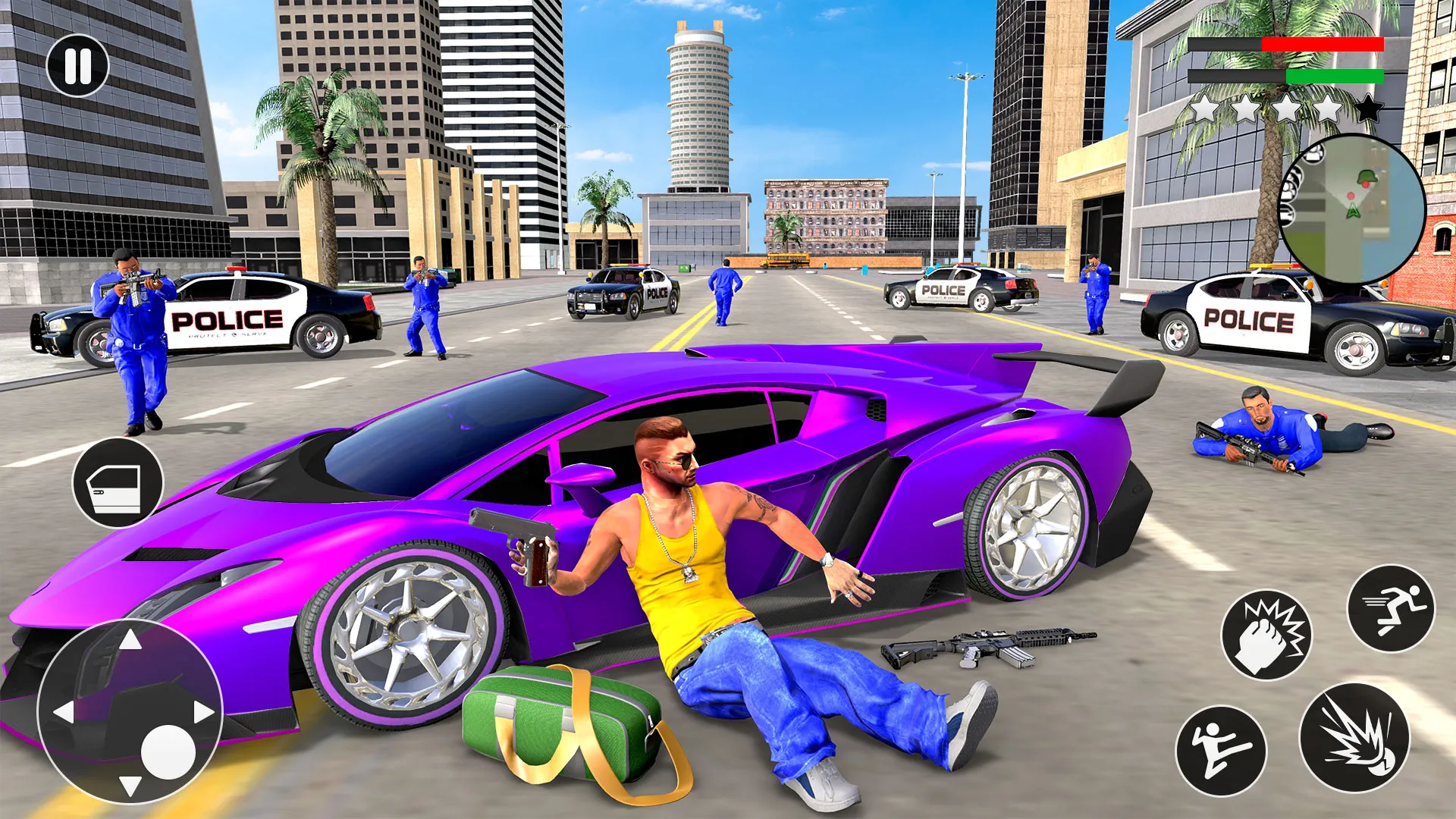 nyc mafia robbery Crime games | Indus Appstore | Screenshot