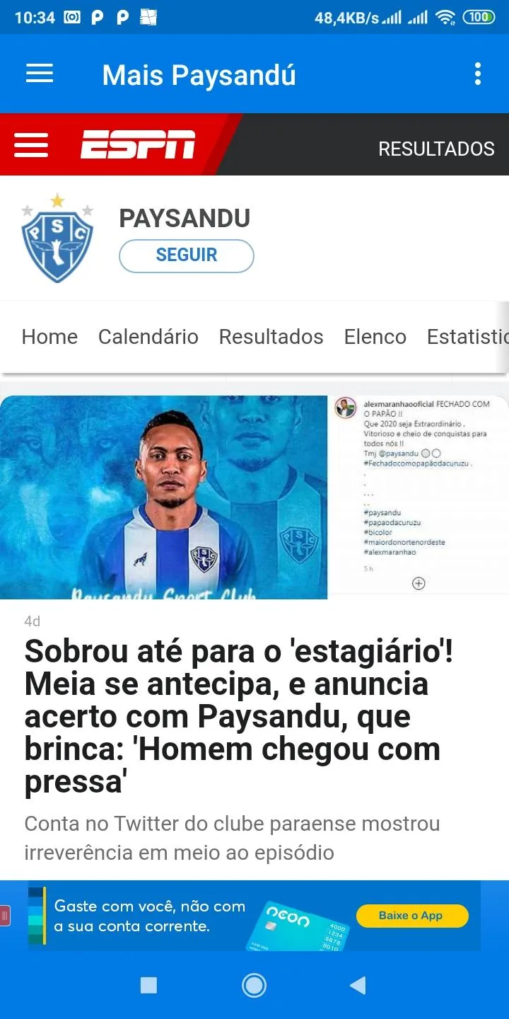 Mais Paysandu | Indus Appstore | Screenshot