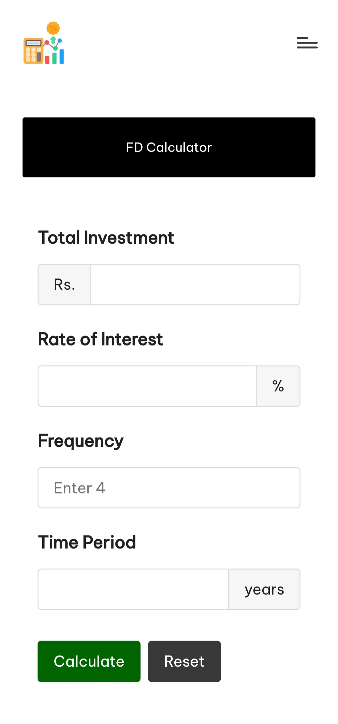 Loan EMI, Financial Calculator | Indus Appstore | Screenshot