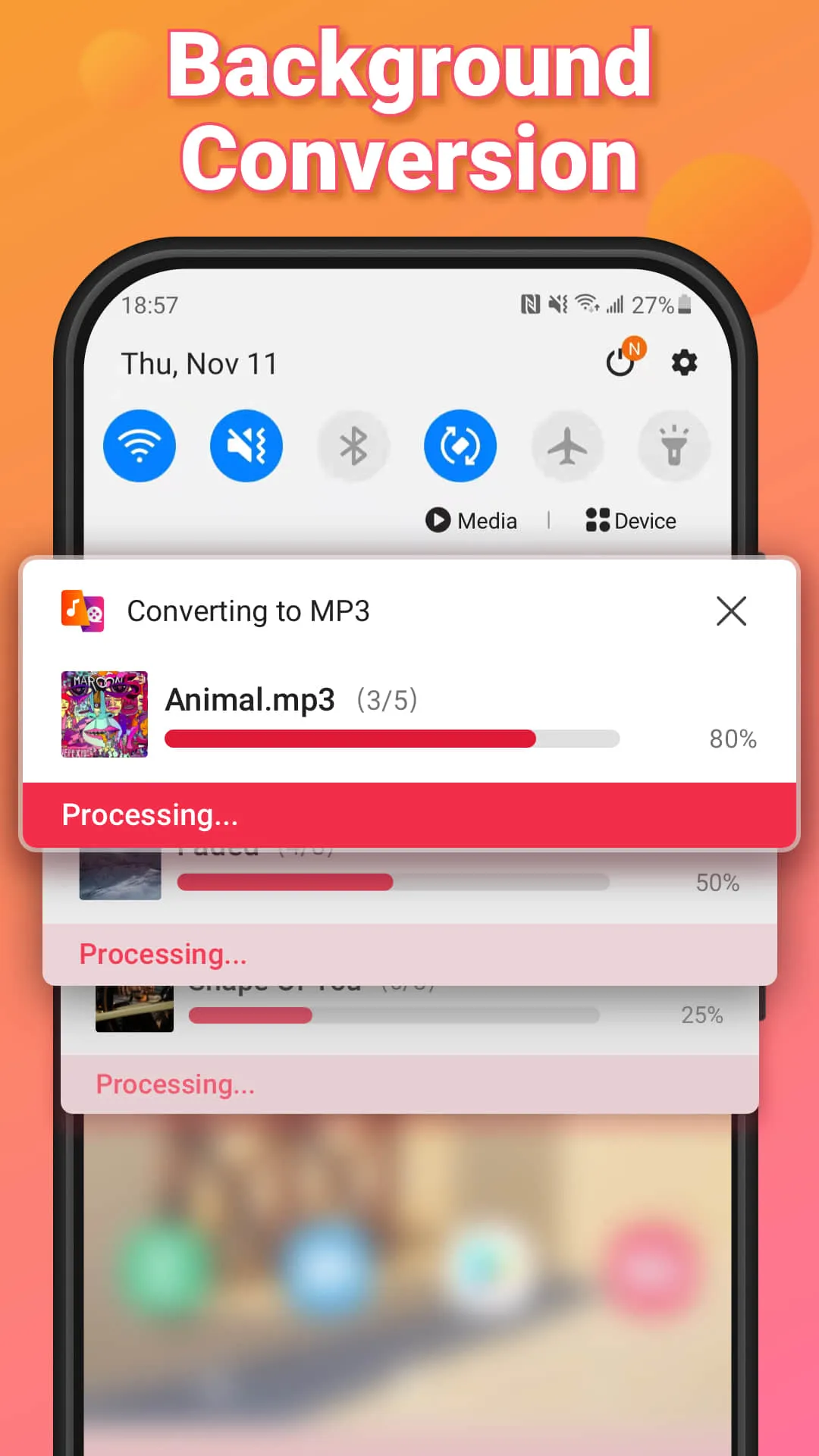 Video to MP3 - Video to Audio | Indus Appstore | Screenshot
