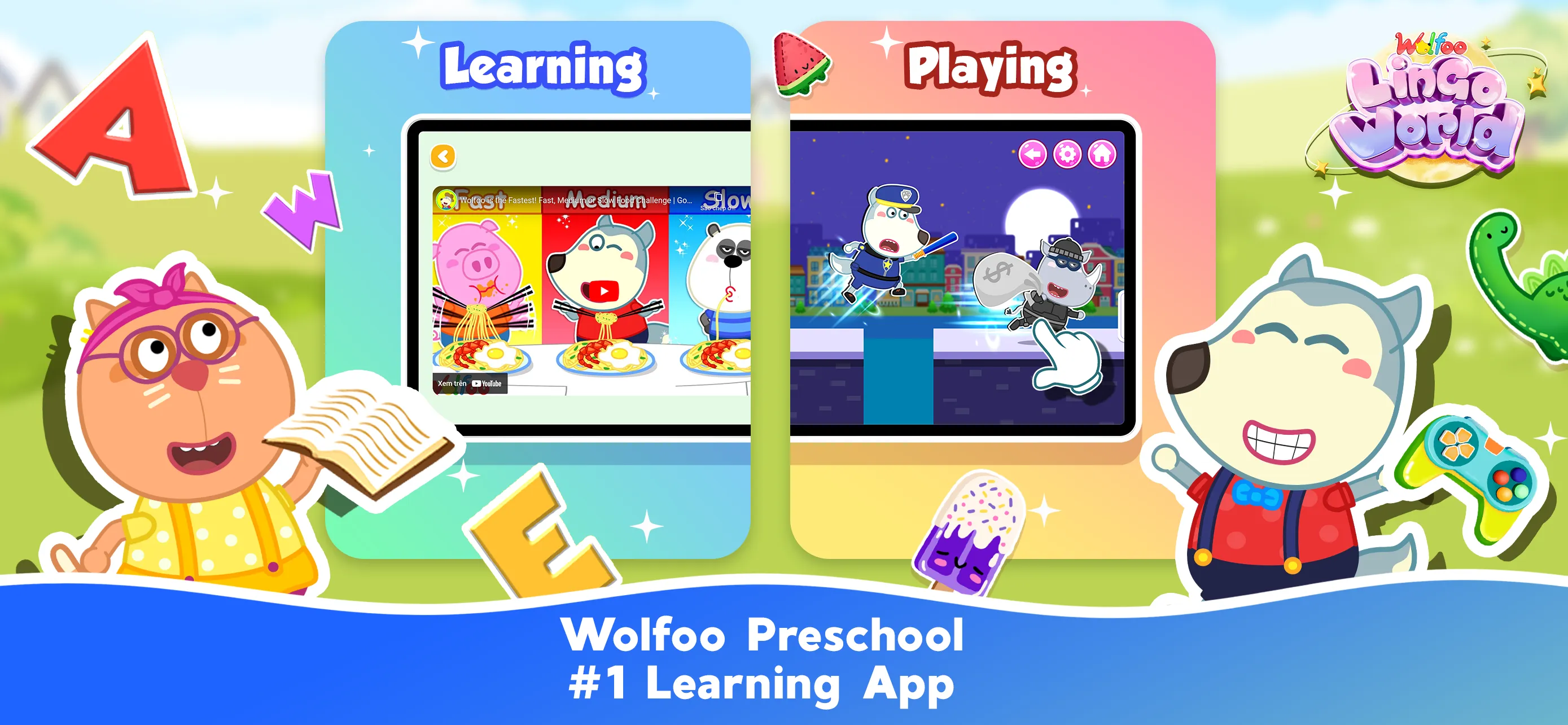 Wolfoo Lingo World: Education | Indus Appstore | Screenshot