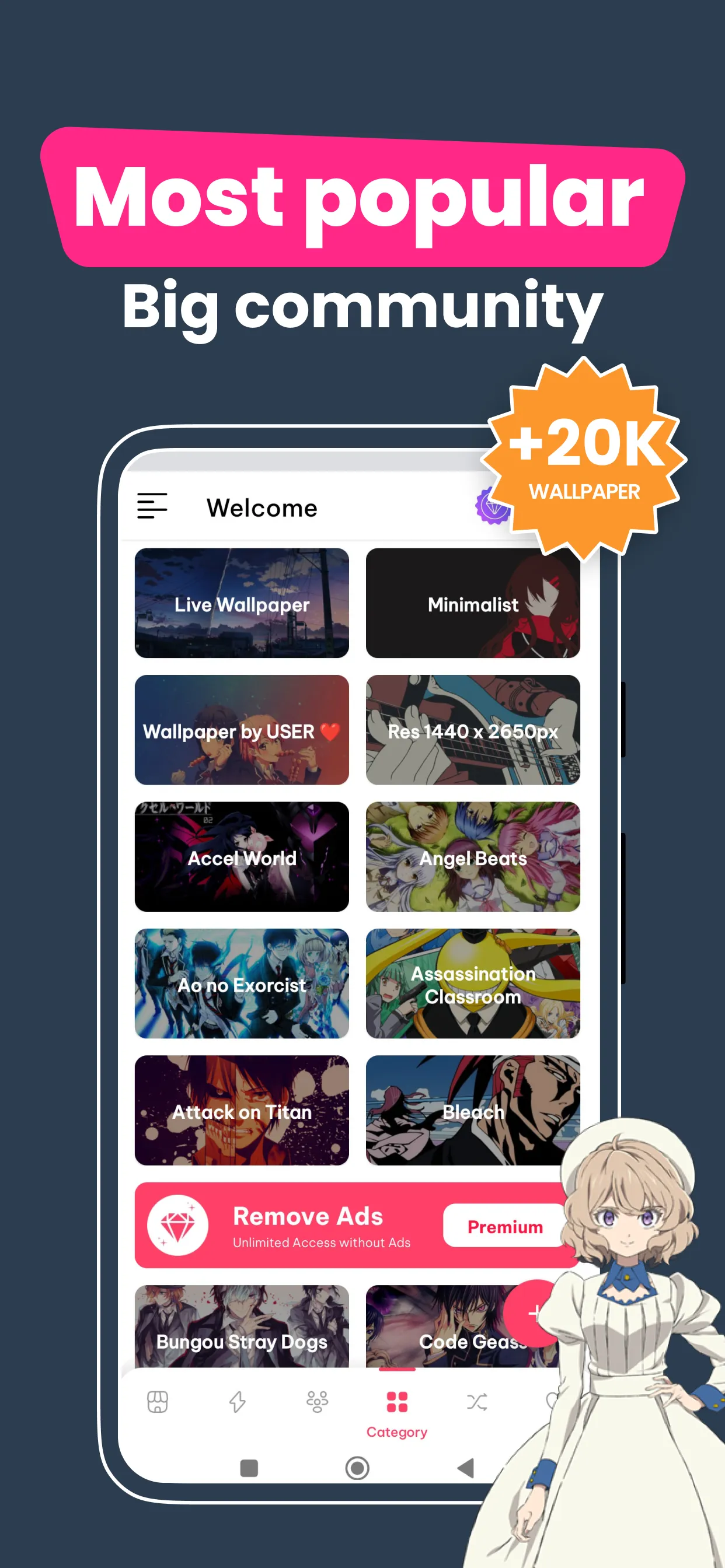 +9000000 Anime Live Wallpapers | Indus Appstore | Screenshot