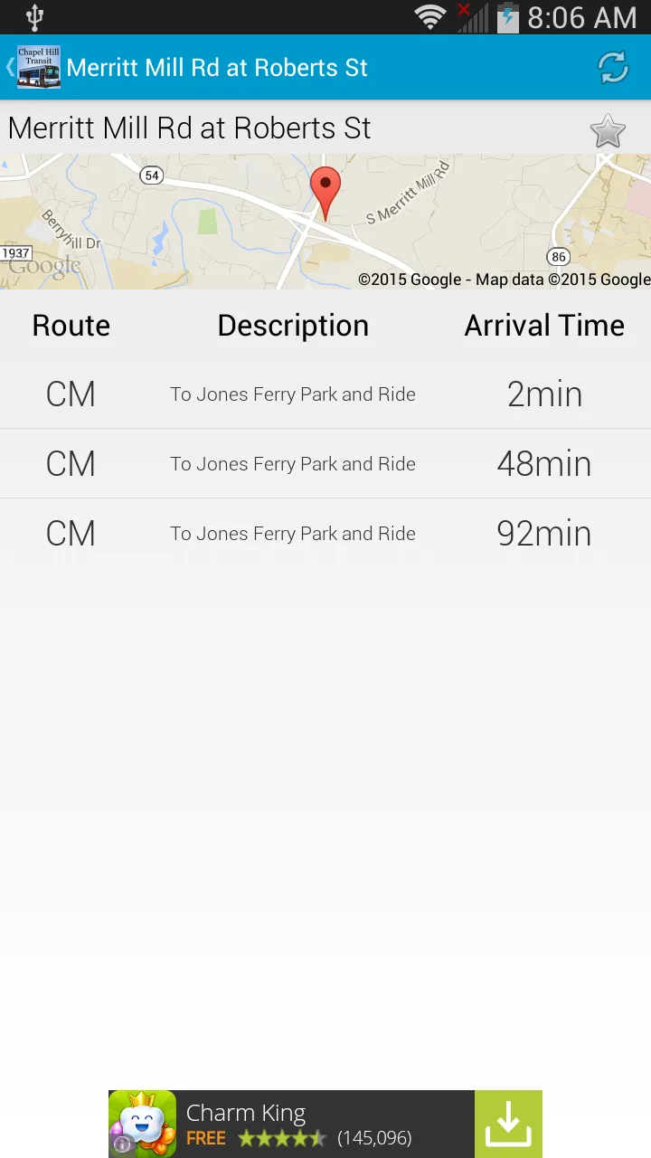 Chapel Hill Transit Live | Indus Appstore | Screenshot