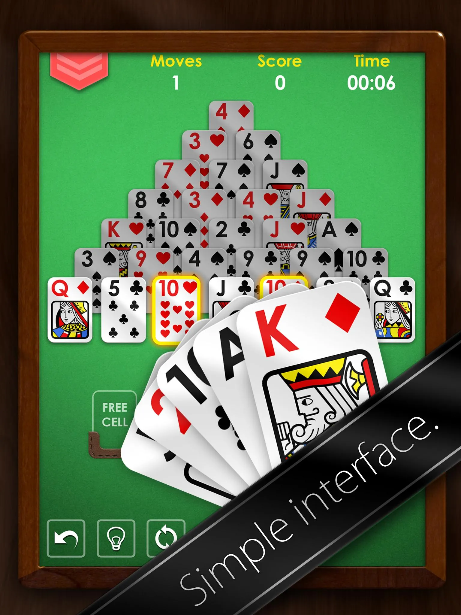 Pyramid Solitaire Premium Card | Indus Appstore | Screenshot