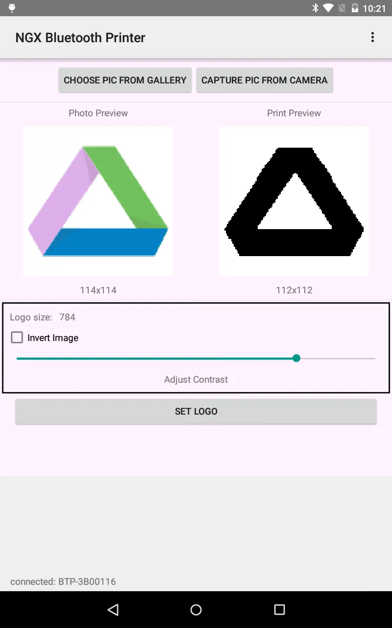 NGX Bluetooth Printer Demo | Indus Appstore | Screenshot