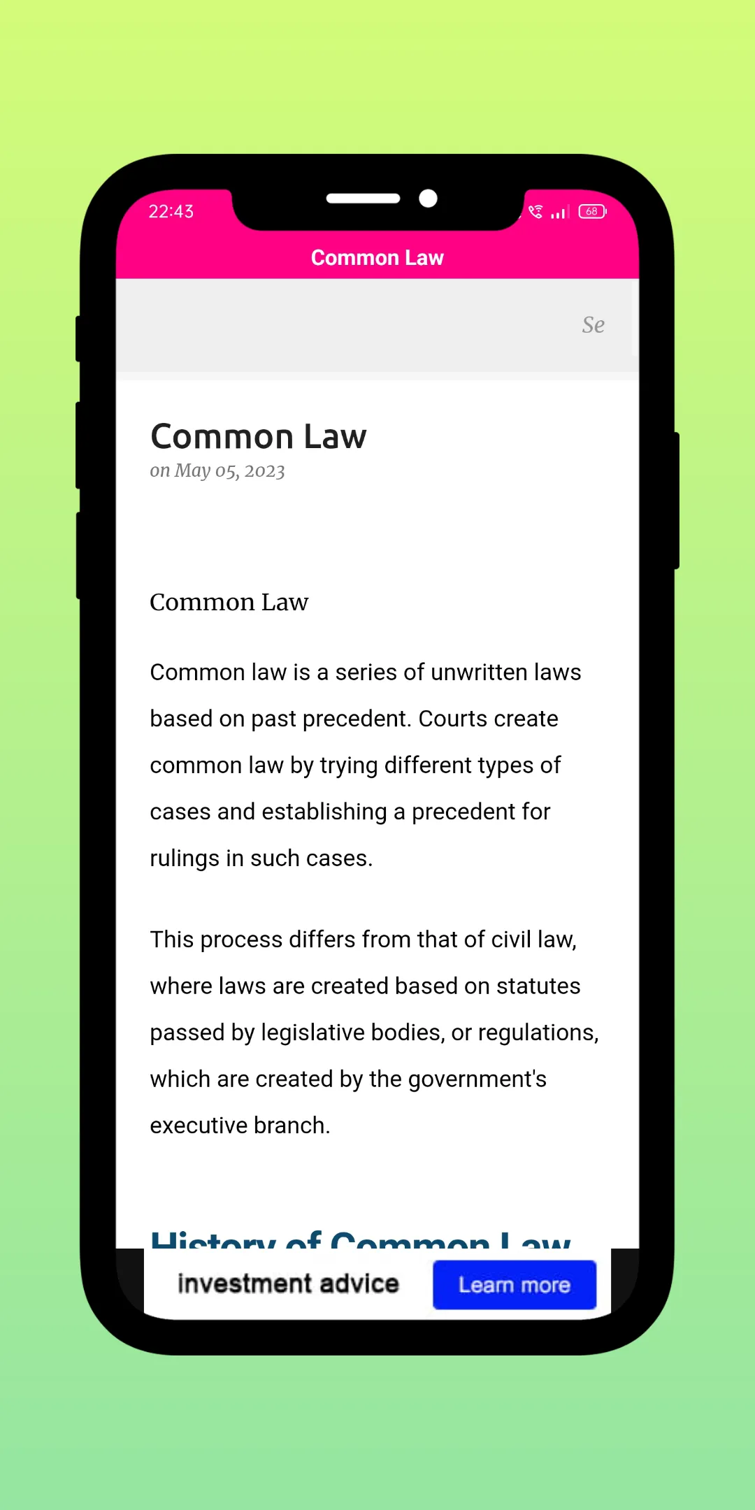 Common law | Indus Appstore | Screenshot