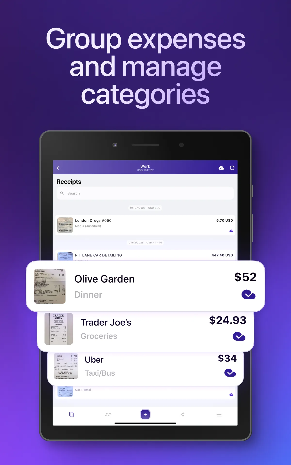 Smart Receipts: Expenses Scan | Indus Appstore | Screenshot