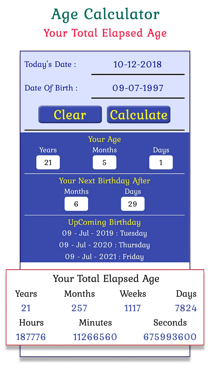 Birthday Reminder & Age Calc | Indus Appstore | Screenshot