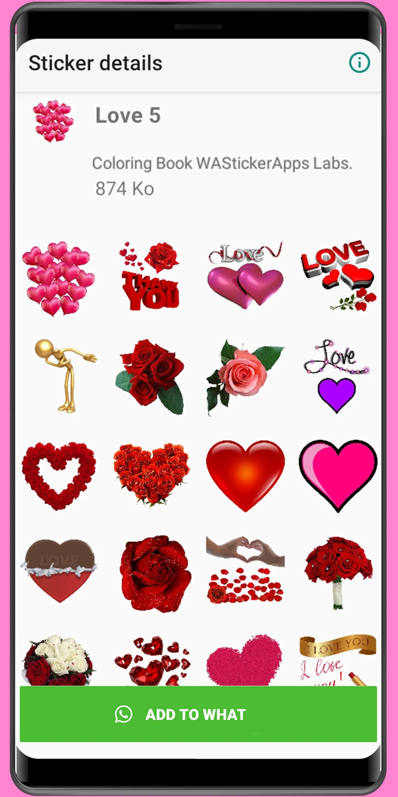 WASticker: Love Stickers Heart | Indus Appstore | Screenshot